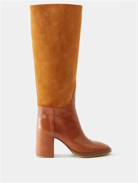 chloe knee high boots|chloe edith boots.